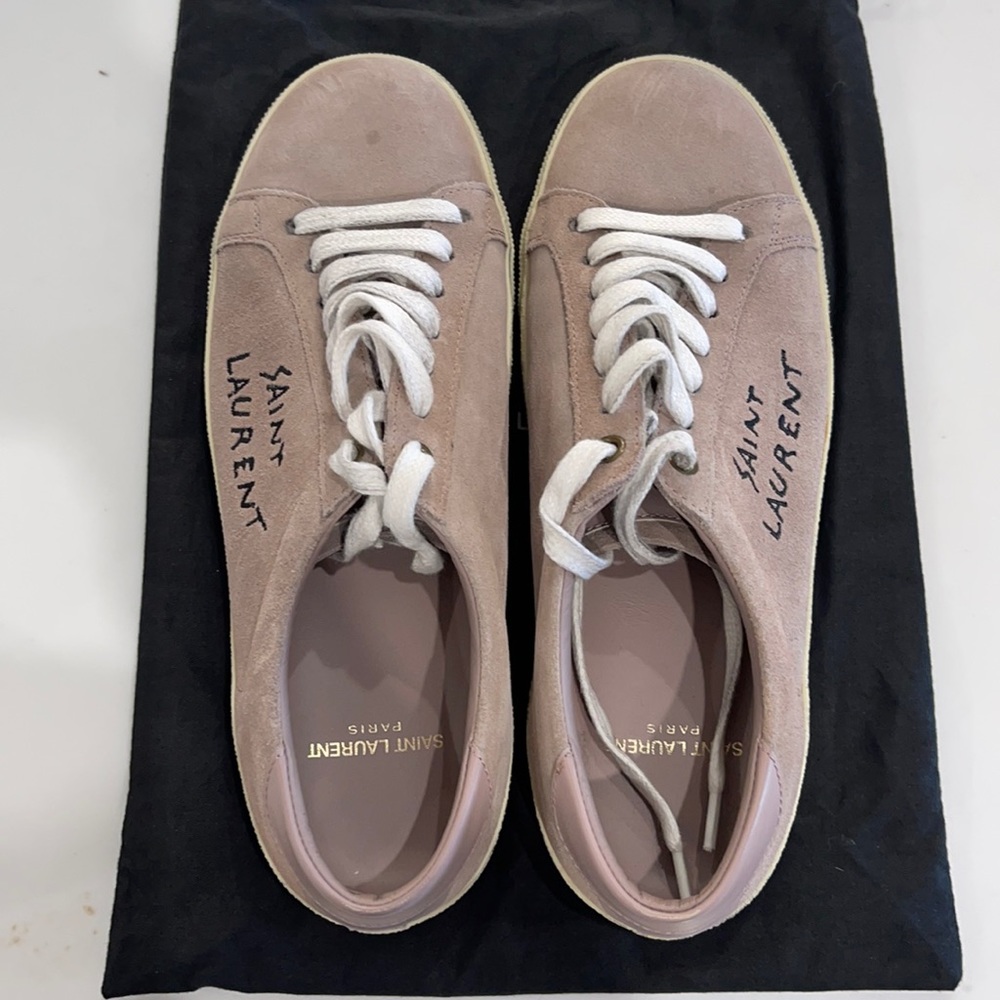 Saint Laurent Distressed Sneaker Sz 39